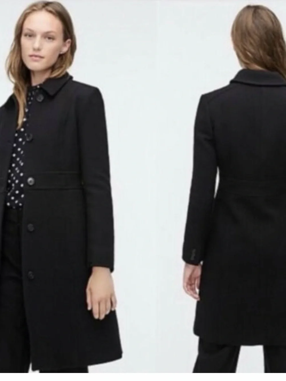 J. Crew Classic Lady Day Coat Italian Double Cloth Thinsulate Size 6 - Picture 9 of 9